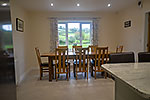 dining area at ochr y garth holiday cottage