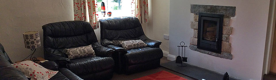 lounge in holiday cottage north wales