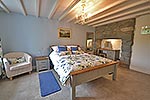 king-size double bedroom at this self catering accommodation